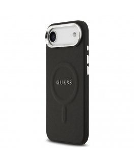 Apple iPhone 17 Air PU Saffiano MagSafe apvalks melns