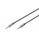 Digitus DB-510110-018-S garso kabelis 1,8 m 3.5mm Juoda Digitus DB-510110-018-S garso kabelis 1,8 m 3.5mm Juoda