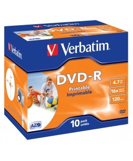 Verbatim 43521 kompaktdisks DVD 4,7 GB DVD-R 10 pcs