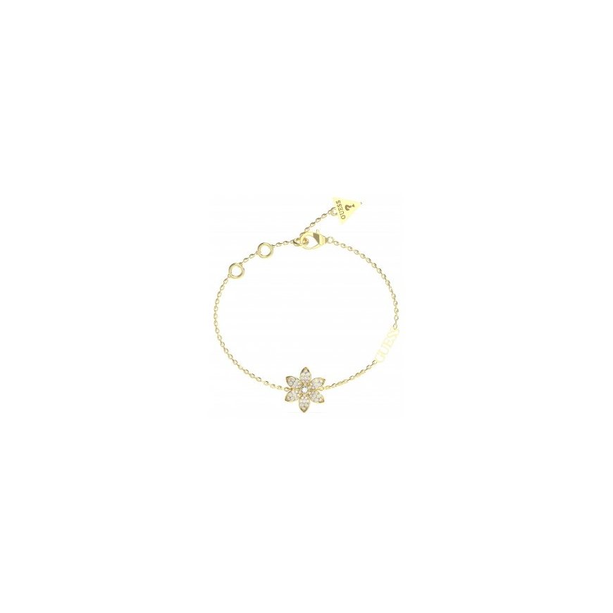 Guess Steel bracelet with crystals and zircons Chandelier JUBB05363JWRHT/U – 2