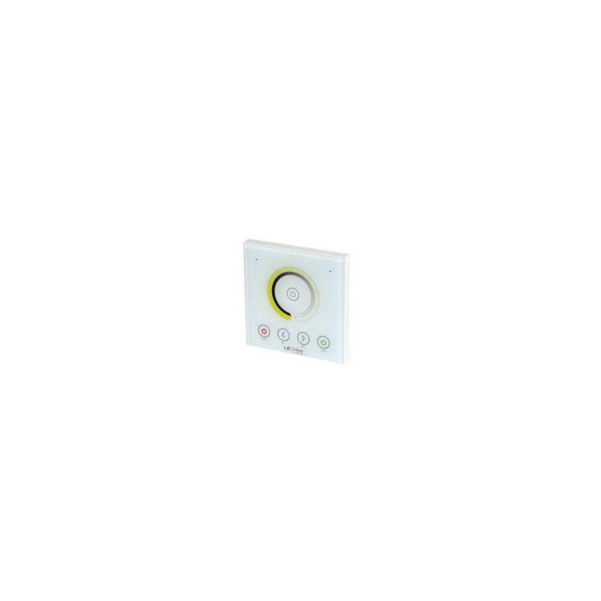 LED-ohjauspaneeli, seinälle asennettava, pyörivällä säädöllä, DIM/CCT, RF 2,4GHz, TUYA, VARIANTE, LED line PRIME – 2