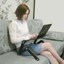 Wonder Worker Newton Laptop Table Desk Ergonomic Folding Bed Tray Cooling Pad Black Wonder Worker Newton Laptop Table Desk Ergonomic Folding Bed Tray Cooling Pad Black