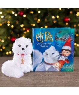 CEFA TOYS Espanjalaiset Elf Pets -tarina + pehmolelu Fox Artic -setti