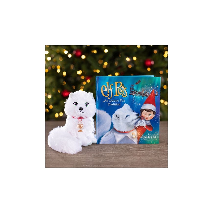 CEFA TOYS Espanjalaiset Elf Pets -tarina + pehmolelu Fox Artic -setti