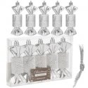 Fééric Lights and Christmas Golden Christmas Ornament Set with Star, 18 elements