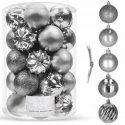 Fééric Lights and Christmas Golden Christmas Ornament Set with Star, 18 elements