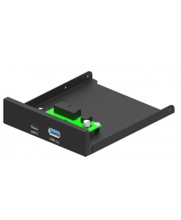 Gembird FDI3-U3C-01 kortinlukija USB Sisäinen musta