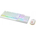 MSI VIGOR GK30 tastatūra Pele iekļauta Speļu USB QWERTY Itāļu Balts