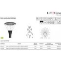 Led Line Prime Parko light NOLINA, 230Vac, 60W, 9000lm, black Led Line Prime Parko light NOLINA, 230Vac, 60W, 9000lm, black