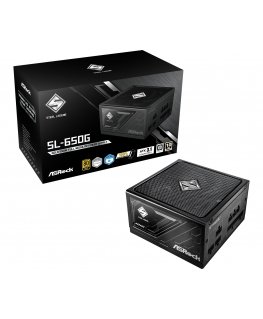 Asrock SL-650G Steel Legend maitinimo blokas 650 W 20+4 pin ATX ATX Juoda