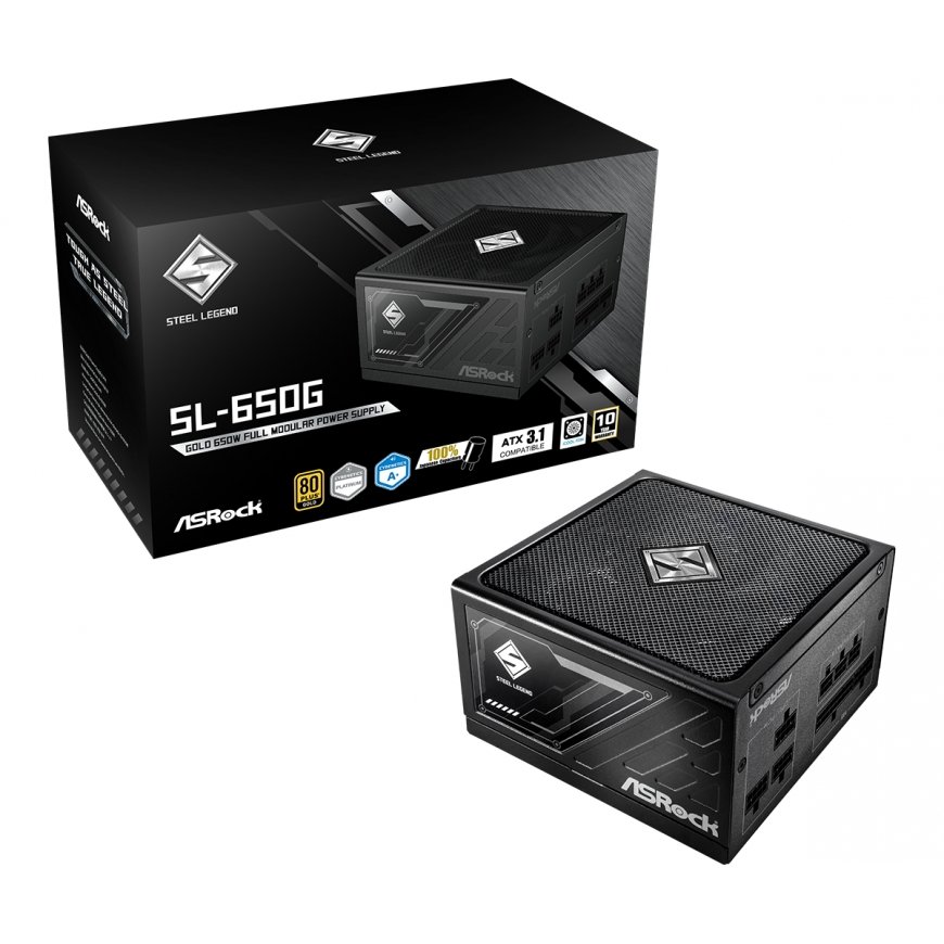 Asrock SL-650G Steel Legend barošanas avotu