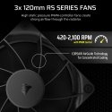 Corsair Nautilus 360 RS Mātesplate Universāls šķidruma dzesētājs Melns