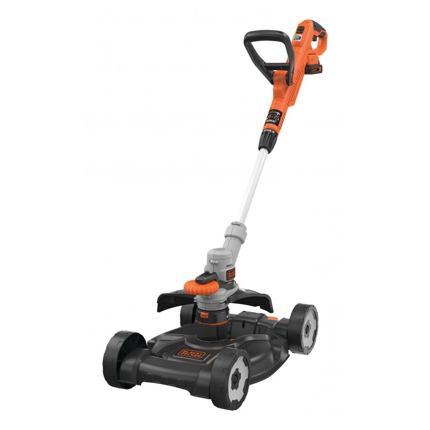 Black & Decker STC1820CM-QW krūmgriezis un auklas trimeris Baterija Melns, Oranžs, Sudrabs