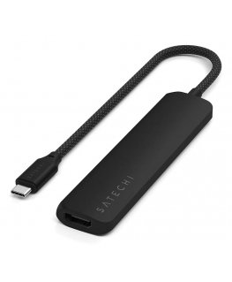 Satechi ST-P6SK keskitin USB Type-C 10000 Mbit/s musta