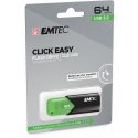 Emtec Click Easy USB-muisti 64 GB USB A-tyyppi 3.2 Gen 1 (3.1 Gen 1) musta, Vihreä Emtec Click Easy USB-muisti 64 GB USB A-tyyppi 3.2 Gen 1 (3.1 Gen 1) musta, Vihreä