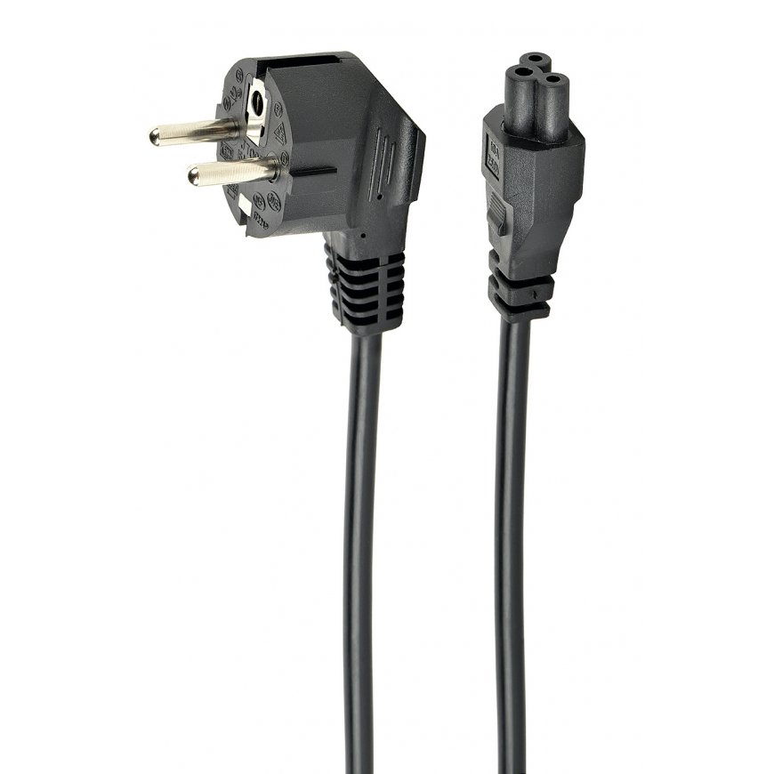 Gembird PC-186-ML12-1M elektrības kabelis Melns CEE7/7