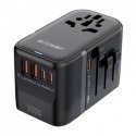 Blitzwolf BW-TA2 5-in-1 Travel Adapter 2xUSB PD + 2xC QC + C GaN 100W Blitzwolf BW-TA2 5-in-1 Travel Adapter 2xUSB PD + 2xC QC + C GaN 100W