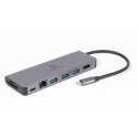 Gembird A-CM-COMBO5-05 keskitin USB 3.2 Gen 1 (3.1 Gen 1) Type-C 5000 Mbit/s Harmaa Gembird A-CM-COMBO5-05 keskitin USB 3.2 Gen 1 (3.1 Gen 1) Type-C 5000 Mbit/s Harmaa