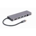 Gembird A-CM-COMBO5-05 keskitin USB 3.2 Gen 1 (3.1 Gen 1) Type-C 5000 Mbit/s Harmaa Gembird A-CM-COMBO5-05 keskitin USB 3.2 Gen 1 (3.1 Gen 1) Type-C 5000 Mbit/s Harmaa