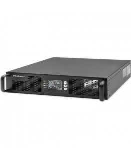 Qoltec 52285 puhvertoiteallikas (UPS) Online UPS 1 kVA 1000 W 2 vahelduvvoolu kontakt