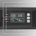 Qoltec 52285 UPS-virtalähde Taajuuden kaksoismuunnos (verkossa) 1 kVA 1000 W 2 AC-pistorasia(a) Qoltec 52285 UPS-virtalähde Taajuuden kaksoismuunnos (verkossa) 1 kVA 1000 W 2 AC-pistorasia(a)