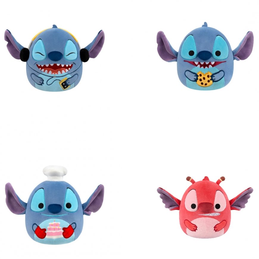 SQUISHMALLOWS DISNEY STITCH Pehmolelu W3, 25 cm