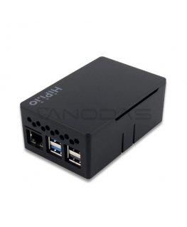 HighPi Pro 5S kate, mõeldud Raspberry Pi 5 – ABS – must – PiHut 106008