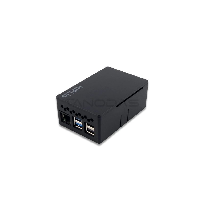 HighPi Pro 5S case for Raspberry Pi 5 – ABS – black – PiHut 106008