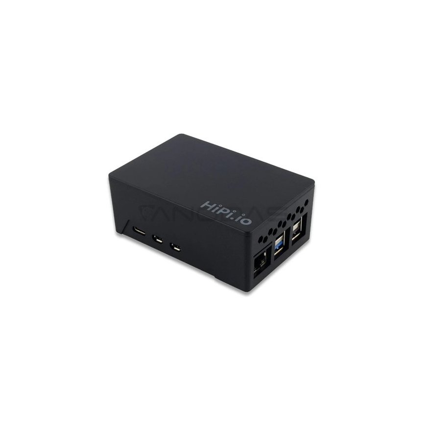 HighPi Pro 5S kate, mõeldud Raspberry Pi 5 – ABS – must – PiHut 106008 – 2