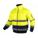 Neo Tools Store visible work jacket, lightly padded, bomber jacket, yellow, XXL size