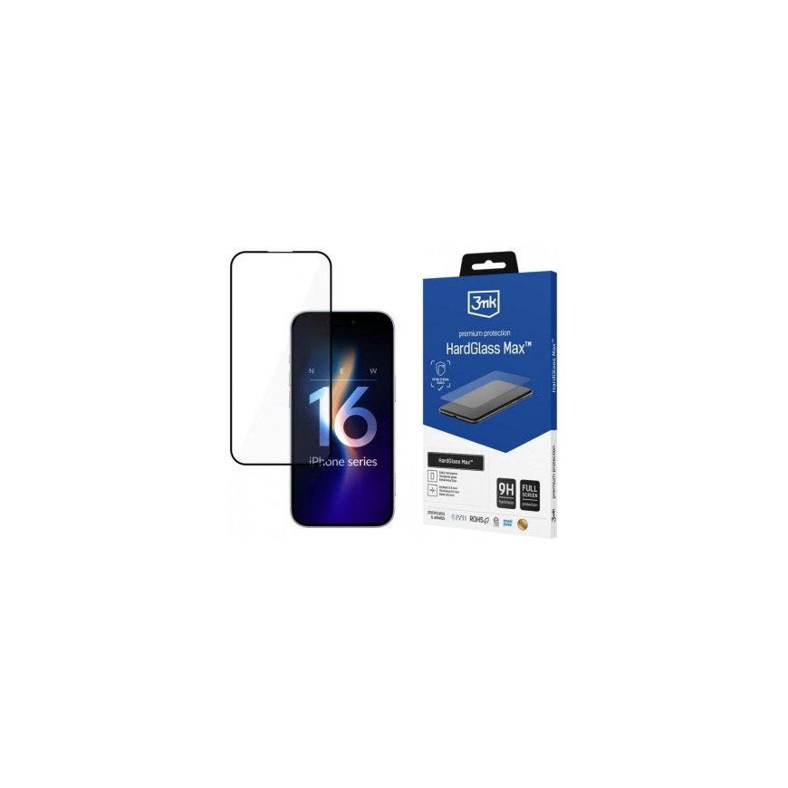 3mk Hardglass Max tempered glass for iPhone 15 Plus / 16 Plus