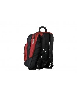 Addison 311015 laukku kannettavalle tietokoneelle 39,6 cm (15.6") Reppu musta, Burgundi