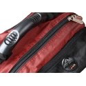 Addison 311015 laptop case 39.6 cm (15.6") Backpack Black, Burgundy