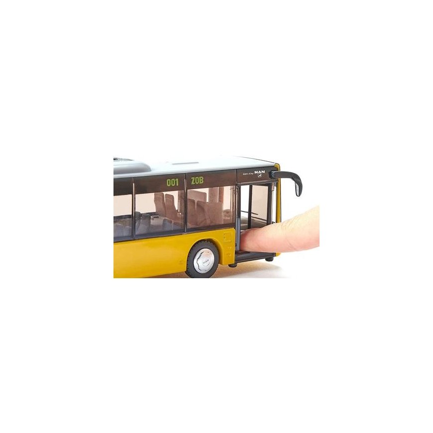 Lean Toys Articuleeritud Koolibuss Avanevad Uksed Valgused Helid Kollane 1:16 – 2