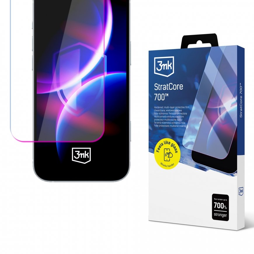 3MK 'StratCore700' multilayer film designed for 'Apple iPhone 14 Pro Max'.