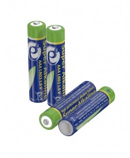 Gembird Battery Set alkaline ENERGENIE EG-BA-AAA4-01 x 4 - Batterie - Micro (AAA)