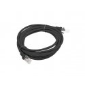 Lanberg PCU5-10CC-0300-BK verkkokaapeli musta 3 m Cat5e U/UTP (UTP)