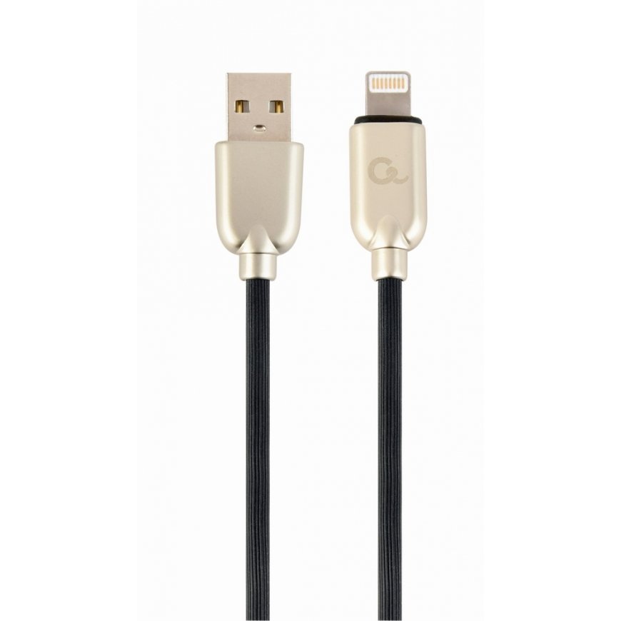 Cablexpert CC-USB2R-AMLM-2M lightning kabelis Melns