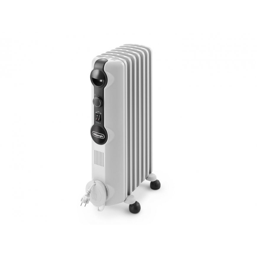 De’Longhi TRRS 0715 ruumisoojendi Hoonesisene Valge 1500 W Elektriline õliradiaator