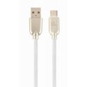 Cablexpert CC-USB2R-AMCM-2M-W USB-kaapeli USB 2.0 USB A USB C Valkoinen