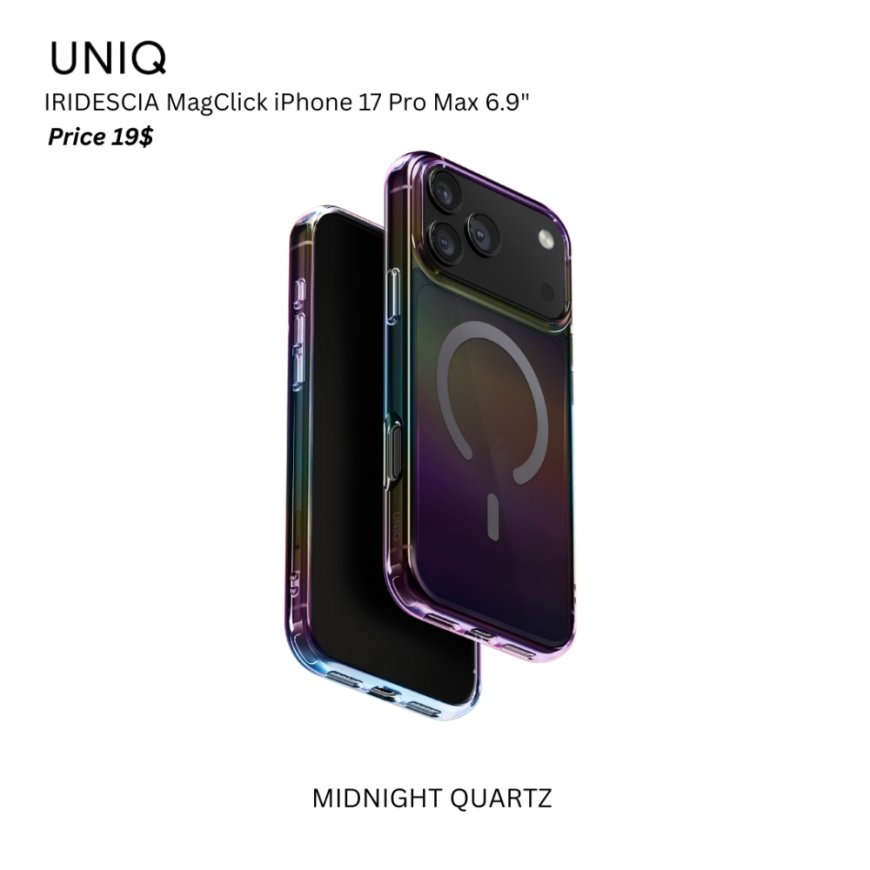 Чехол UNIQ Iridescia для iPhone 17 Pro Max с магнитной зарядкой