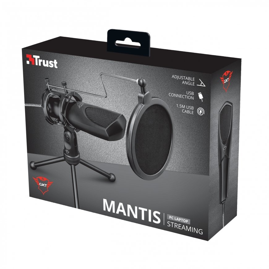 Trust GXT 232 Mantis Juoda Kompiuterio mikrofonas – 5