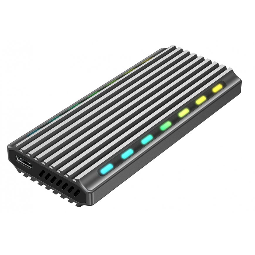 Gembird EE2280-U3C-03 cieto disku uzglabāšanas sistēma