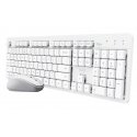 Trust Ody II keyboard Mouse included Home/Office RF Wireless QWERTY US English White Trust Ody II keyboard Mouse included Home/Office RF Wireless QWERTY US English White