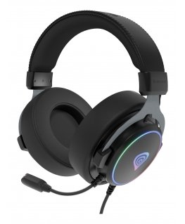 GENESIS Neon 764 Гарнитура Проводная Оголовье Игровой USB тип-A Черный