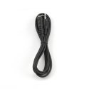Gembird 1.5 m, 3.5mm/3.5mm, M/F audiokaapeli 1,5 m musta