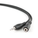 Gembird 1.5 m, 3.5mm/3.5mm, M/F аудио кабель 1,5 m 3,5 мм Черный
