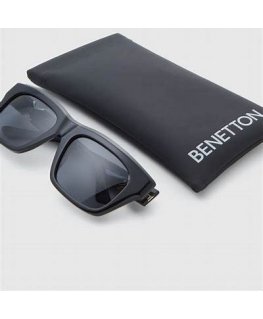 Benetton, Benetton Apvienotās Krāsas, Saulesbrilles, Melna Metāla Ova