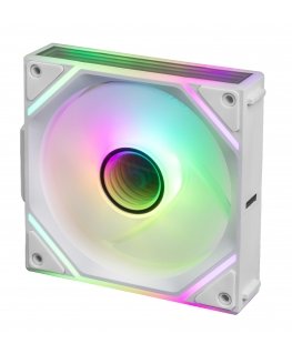 Blackstorm Luna MAG-INF ARGB PWM apgrieztais ventilators, balts, 120 mm