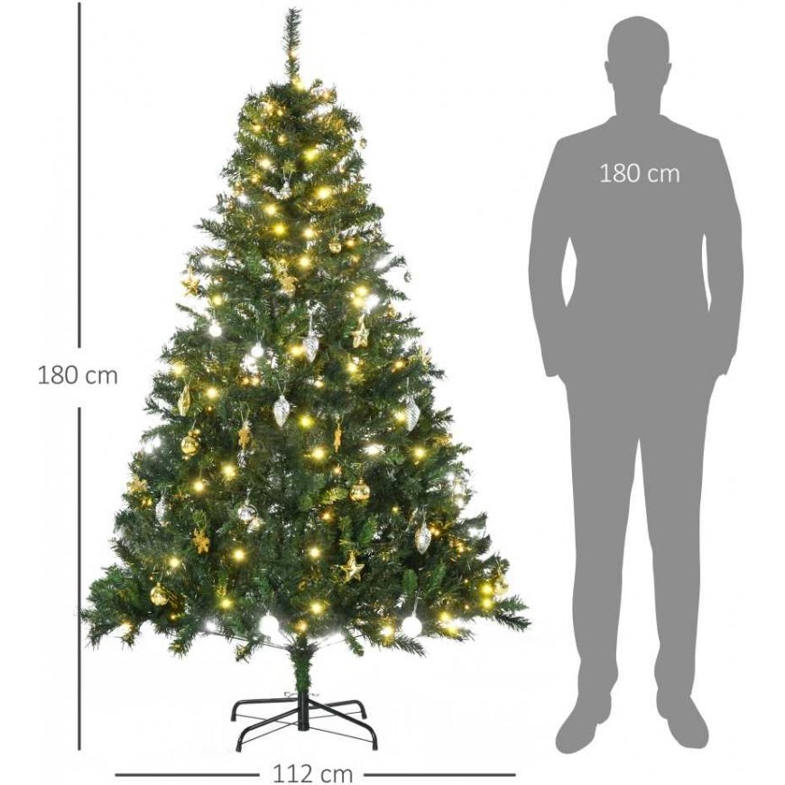 Mfp paber jõulupuu roheline pühade jaoks, 180 cm